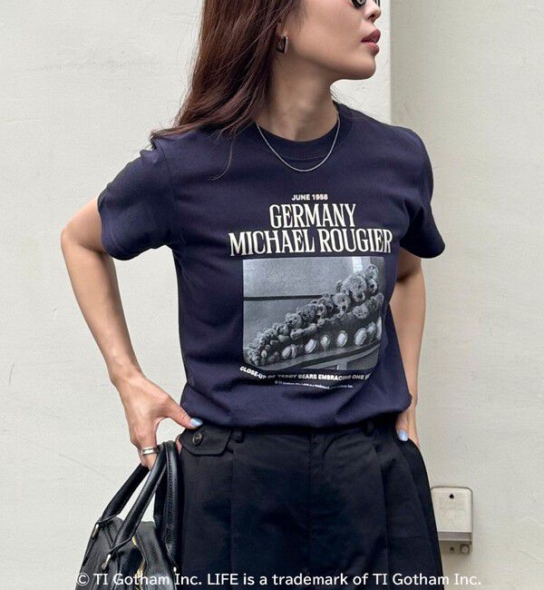 fredy emue「【haru &times; GOOD ROCK SPEED】PhotoロゴコンパクトTシャツ」|Tシャツ・カットソー|