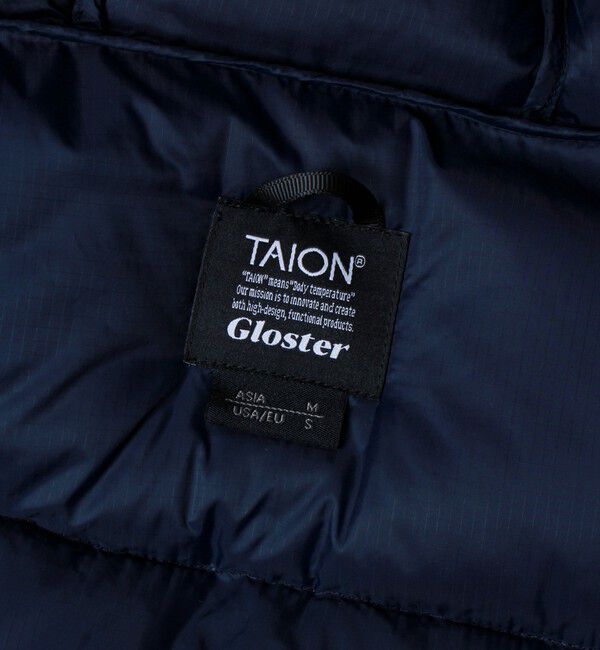 GLOSTER「【TAION/タイオン】配色別注 フーデッドボリュームダウンジャケット」|ダウン|