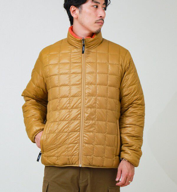 GLOSTER「【TAION/タイオン】別注リバーシブル ダウン&times;ボア ハイネックブルゾン」|ブルゾン・スタジャン|