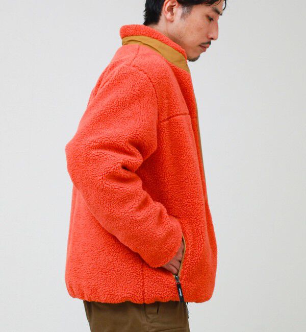 GLOSTER「【TAION/タイオン】別注リバーシブル ダウン&times;ボア ハイネックブルゾン」|ブルゾン・スタジャン|
