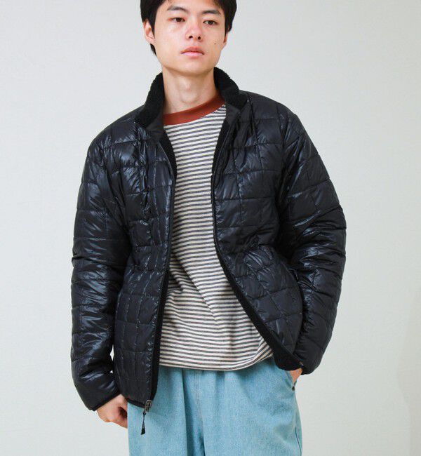 GLOSTER「【TAION/タイオン】別注リバーシブル ダウン&times;ボア ハイネックブルゾン」|ブルゾン・スタジャン|