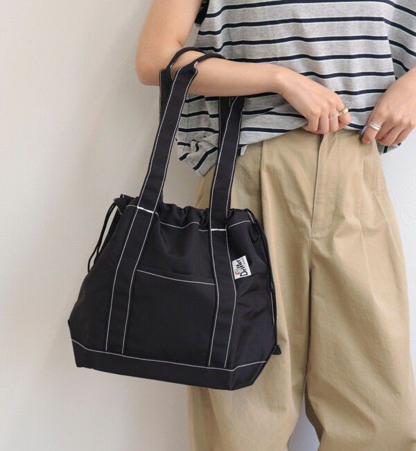 fredy emue「【Drifter/ドリフター】BUCKEYE DRAWSTRING TOTE M」|トートバッグ|ブラック