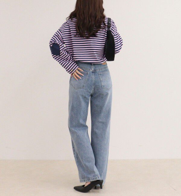 fredy emue「Dual Hem Lace Denim」|デニム|