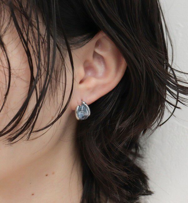 fredy emue「クリアストーンワンタッチピアス」|ピアス|