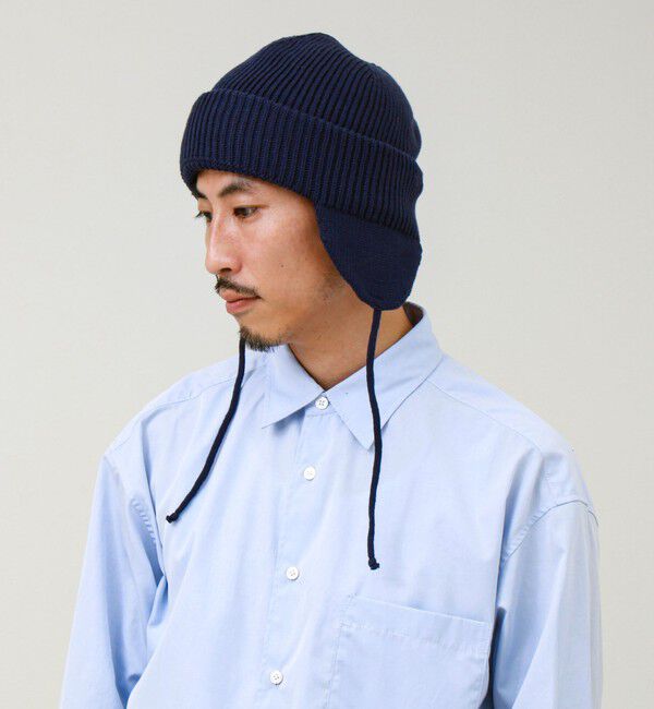 GLOSTER「【ユニセックス】イヤーカバー ニットワッチキャップ 耳あて付きニット帽」|ニット帽|