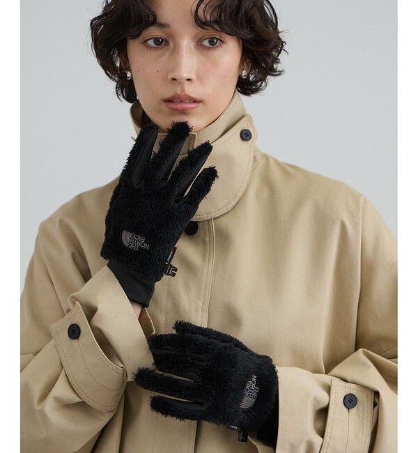 SALON adam et rope'「【J'aDoRe・一部店舗限定】【THE NORTH FACE】ヴァーサロフトイーティップ グローブ」|手袋|ブラック(01)