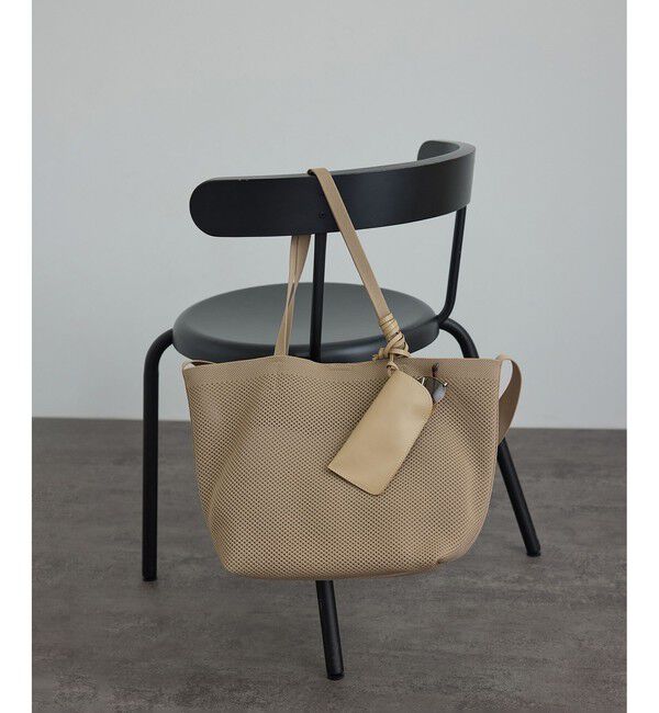 SALON adam et rope'「【WEB限定】2WAYニットジャガードトート / 軽量」|トートバッグ|ベージュ(27)