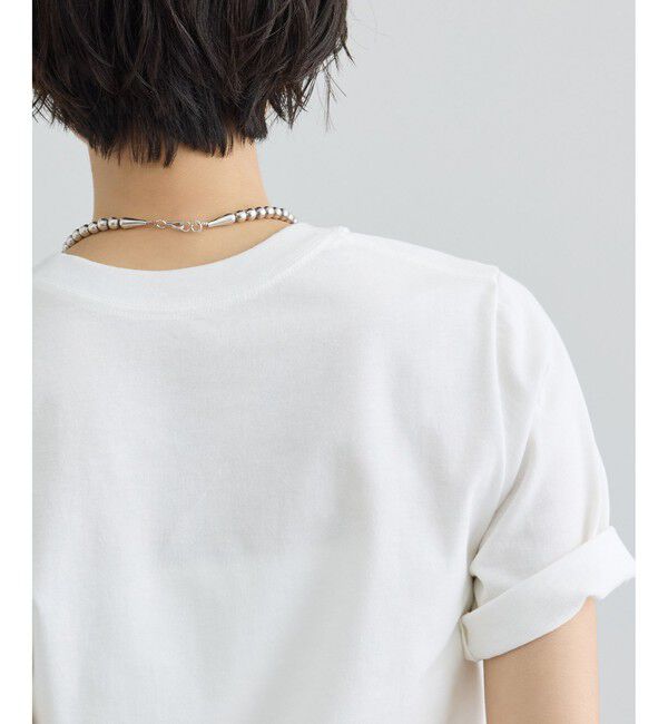 SALON adam et rope'「テープ刺繍コンパクトTシャツ」|Tシャツ・カットソー|