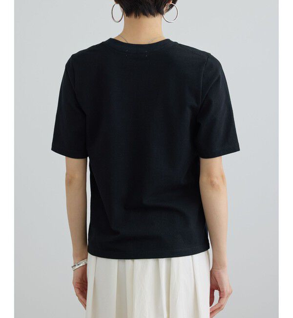 SALON adam et rope'「テープ刺繍コンパクトTシャツ」|Tシャツ・カットソー|