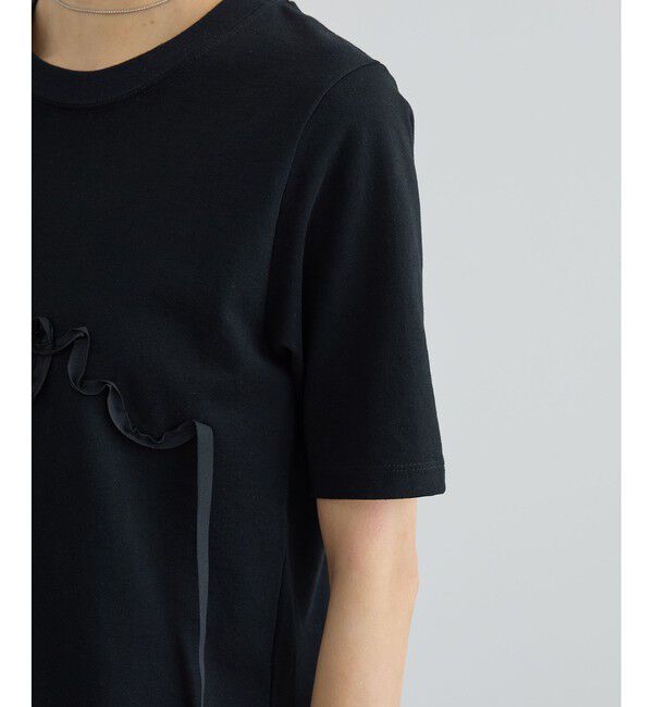 SALON adam et rope'「テープ刺繍コンパクトTシャツ」|Tシャツ・カットソー|