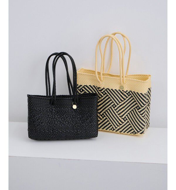 SALON adam et rope'「【Letra（レトラ）for SALON】PRAYA short XS / ロングハンドル」|トートバッグ|