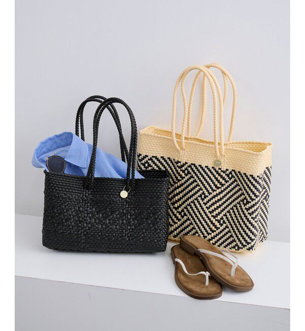 SALON adam et rope'「【Letra（レトラ）for SALON】PRAYA short XS / ロングハンドル」|トートバッグ|