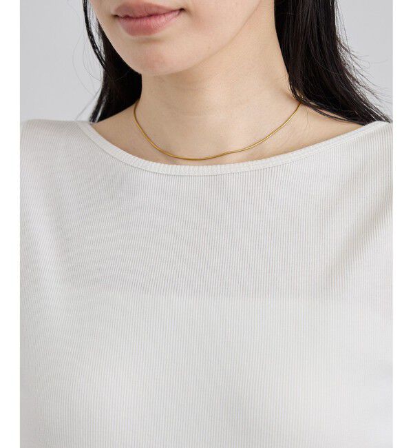 SALON adam et rope'「ハイウェットテレコ2WAYネックT」|Tシャツ・カットソー|