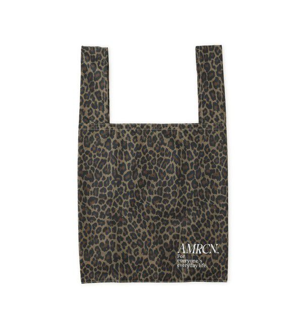 SALON adam et rope'「【Americana（アメリカーナ） for SALON】レオパードエコバッグ M」|エコバッグ|