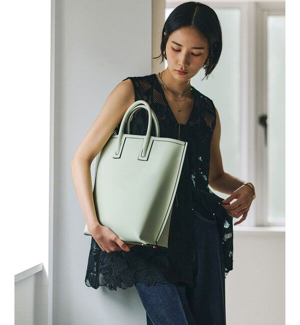 ROPE「【E'POR】【WEB限定】Ree BAG Large/A4対応・通勤・軽量・26SS」|トートバッグ|グリーンサブ(35)