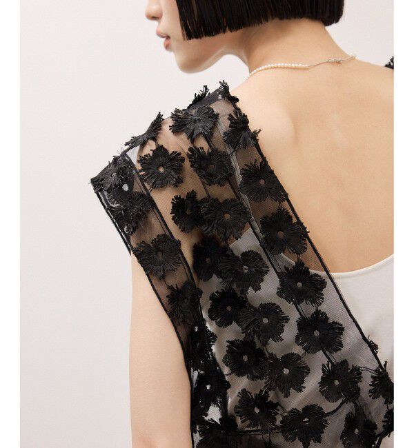 ADAM ET ROPE'「フラワーチュール2WAYトップス」|シャツ・ブラウス|