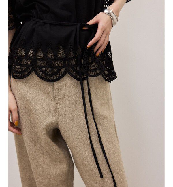 ADAM ET ROPE'「レースコンビT」|Tシャツ・カットソー|