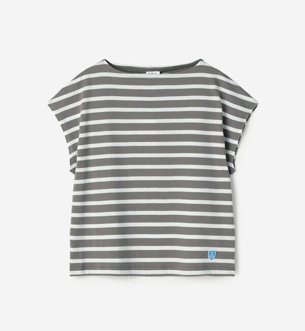 ORCIVAL「ORCIVAL | コットンレジェ ボートネック フレンチスリーブプルオーバー WOMEN」|Tシャツ・カットソー|