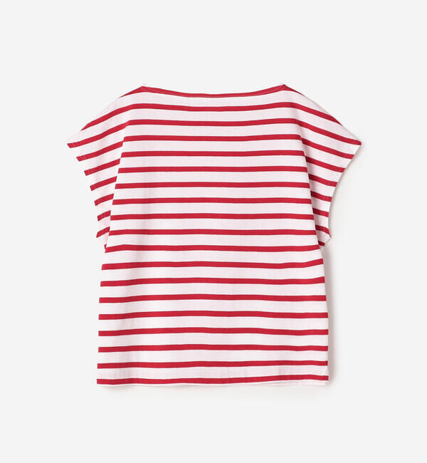 ORCIVAL「ORCIVAL | コットンレジェ ボートネック フレンチスリーブプルオーバー WOMEN」|Tシャツ・カットソー|