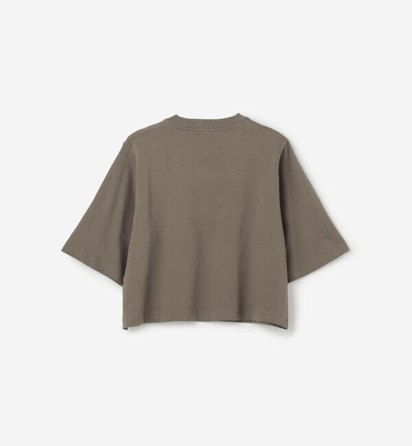 handvaerk「handvaerk | コットン クルーネック半袖Tシャツ SOLID WOMEN」|Tシャツ・カットソー|
