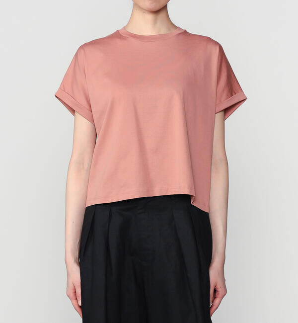 handvaerk「handvaerk | 60/2 クルーネック ワイドTシャツ WOMEN」|Tシャツ・カットソー|