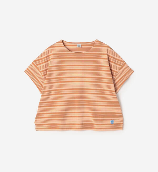 ORCIVAL「ORCIVAL | コットン クルーネック半袖Tシャツ WOMEN」|Tシャツ・カットソー|ORANGE系1