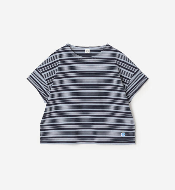 ORCIVAL「ORCIVAL | コットン クルーネック半袖Tシャツ WOMEN」|Tシャツ・カットソー|NAVY系1