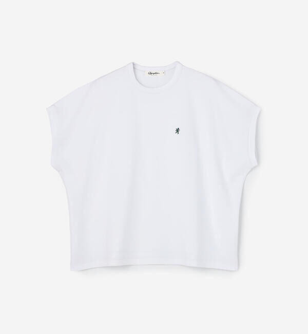GYMPHLEX「Gymphlex | コットン クルーネックキャップスリーブTシャツ WOMEN」|Tシャツ・カットソー|WHITE