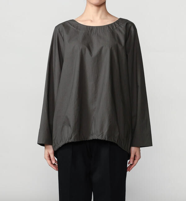 「mizuiro ind | ドローストリング クルーネックプルオーバー WOMEN」|シャツ・ブラウス|