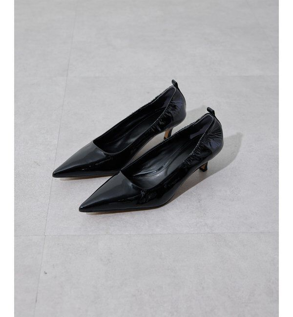 Hoaw.「＜WEB限定サイズあり＞【Hoaw.】ギャザーエナメルパンプス」|その他|