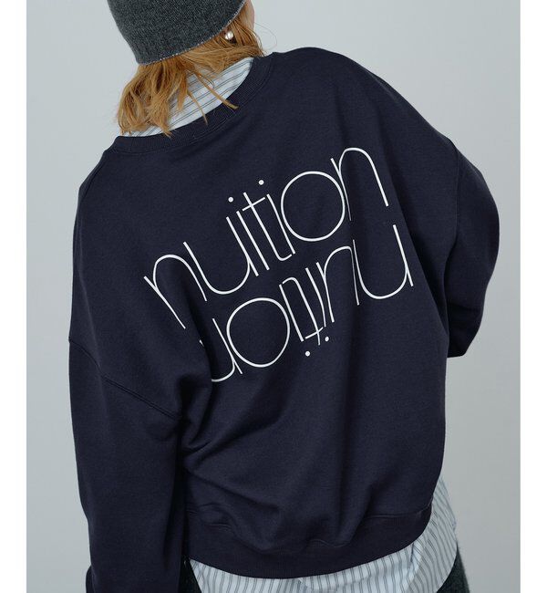  「【Nuition】ロゴスウェット」|スウェット・ジャージ|ネイビー