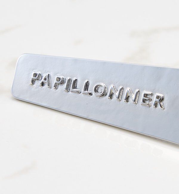  「【PAPILLONNER/パピヨネ】メタルロゴ入りヘアクリップ」|その他|