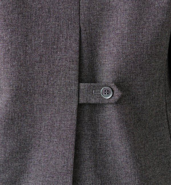  「ベルト付きシャークシングルジャケット」|テーラードジャケット|