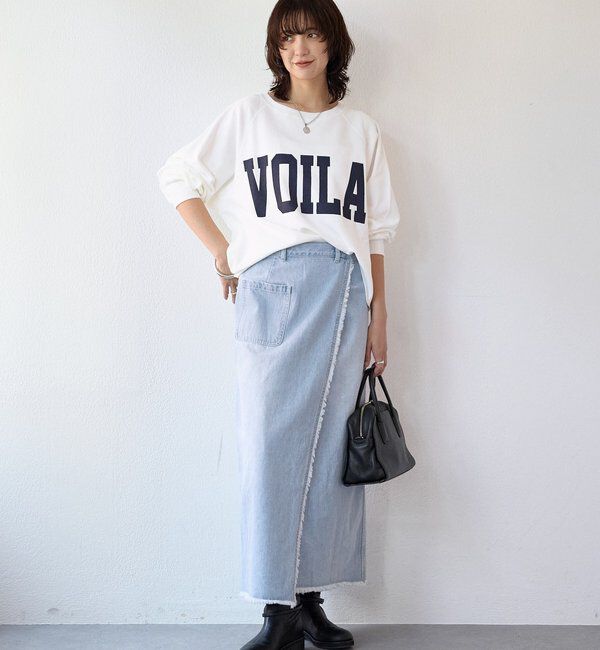  「【Yossshiiii企画】ワイドロゴカットオフスウェット」|Tシャツ・カットソー|