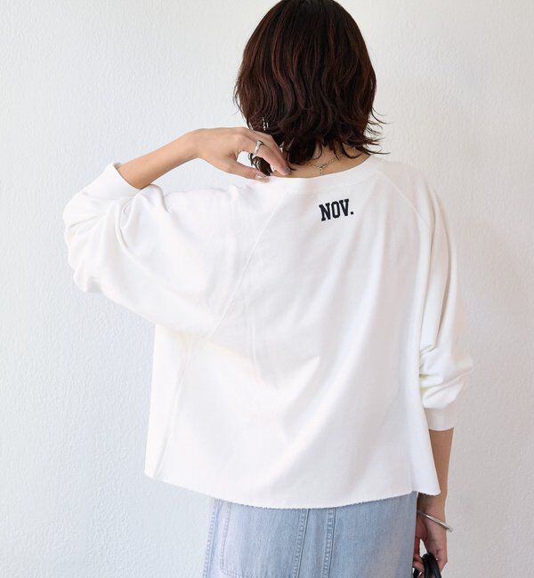  「【Yossshiiii企画】ワイドロゴカットオフスウェット」|Tシャツ・カットソー|