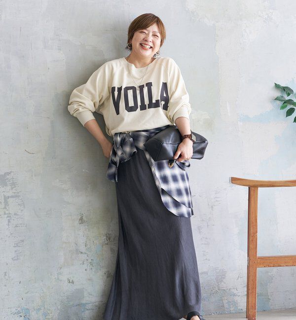  「【Yossshiiii企画】ワイドロゴカットオフスウェット」|Tシャツ・カットソー|