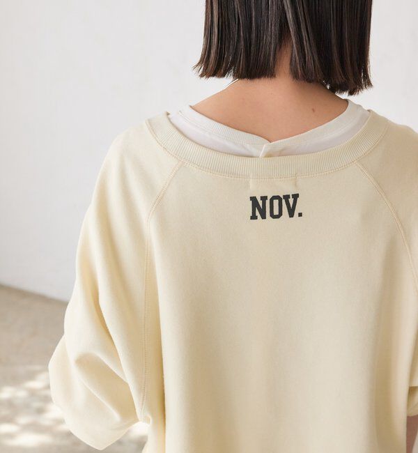  「【Yossshiiii企画】ワイドロゴカットオフスウェット」|Tシャツ・カットソー|