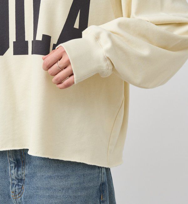  「【Yossshiiii企画】ワイドロゴカットオフスウェット」|Tシャツ・カットソー|
