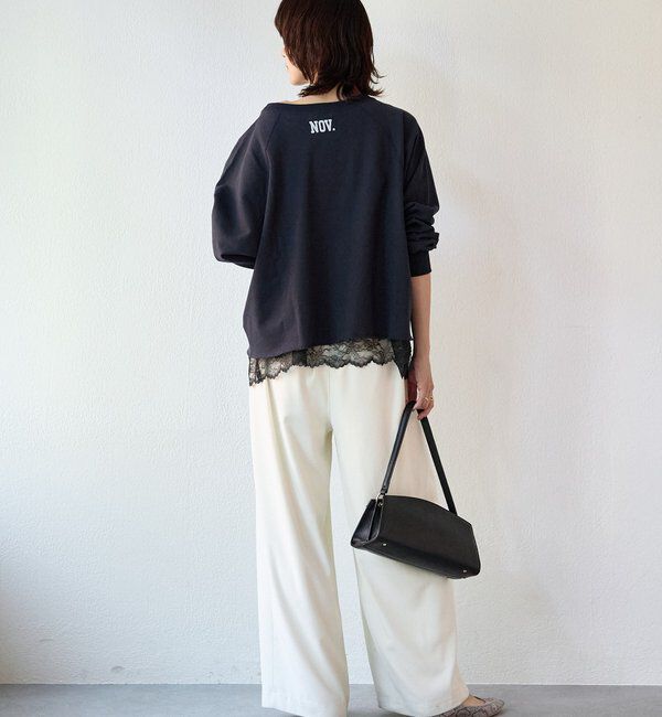  「【Yossshiiii企画】ワイドロゴカットオフスウェット」|Tシャツ・カットソー|