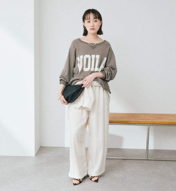  「【Yossshiiii企画】ワイドロゴカットオフスウェット」|Tシャツ・カットソー|