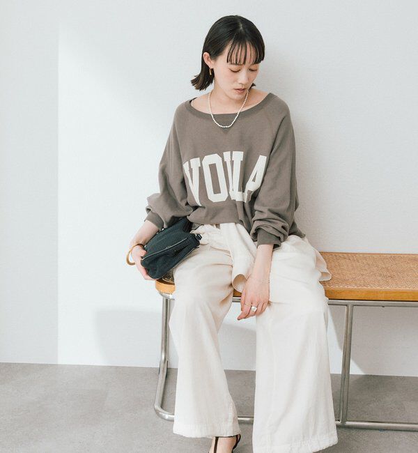  「【Yossshiiii企画】ワイドロゴカットオフスウェット」|Tシャツ・カットソー|