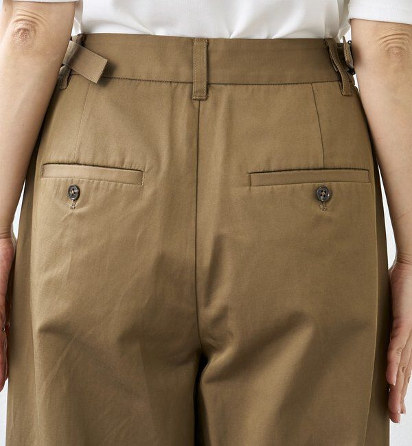  「【A・MONN】【アジャスター付き】スムースワイドパンツ」|その他|