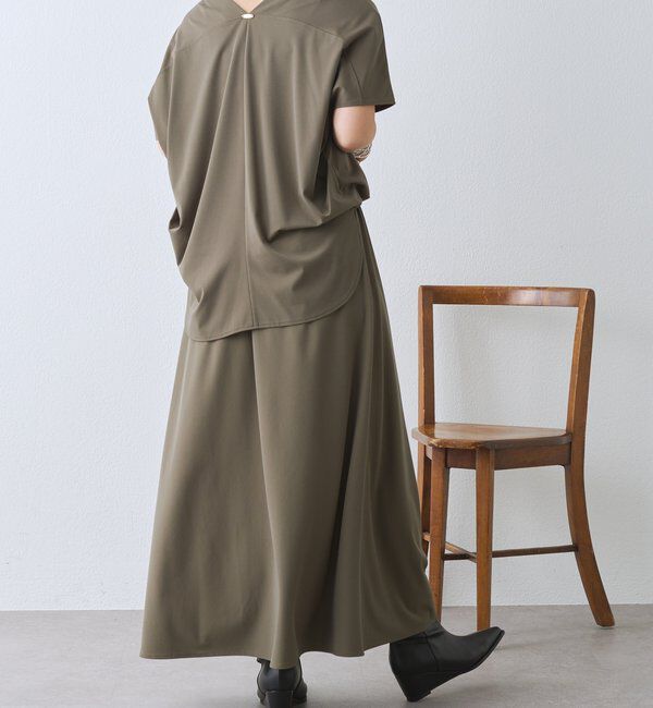  「【接触冷感/紫外線防止/セットアップ可/2サイズ展開】カットバイアススカート」|スカート|