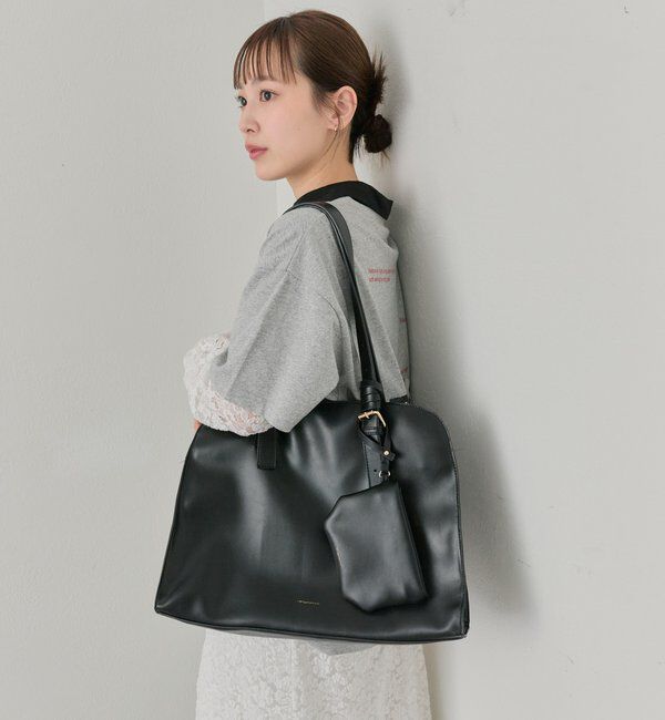  「【@sktnnm企画】ステッチラインボストンBAG」|トートバッグ|ブラック