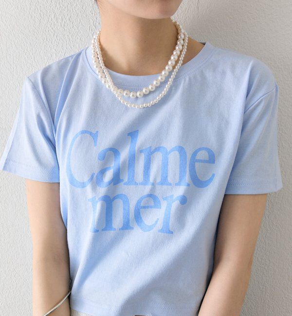  「【4色展開/短丈で使いやすい◎】カラーロゴチビTシャツ」|Tシャツ・カットソー|