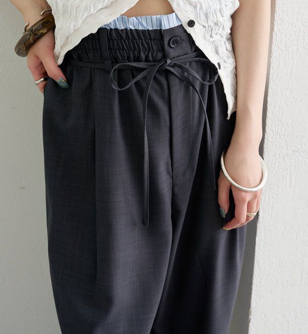  「26SS Wベルトパンツ」|チノ|