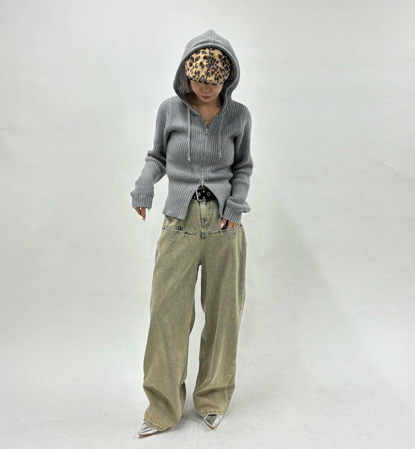  「《UNISEX / サイズ展開あり》スラッシュポケットブラストワイドデニム」|デニム|