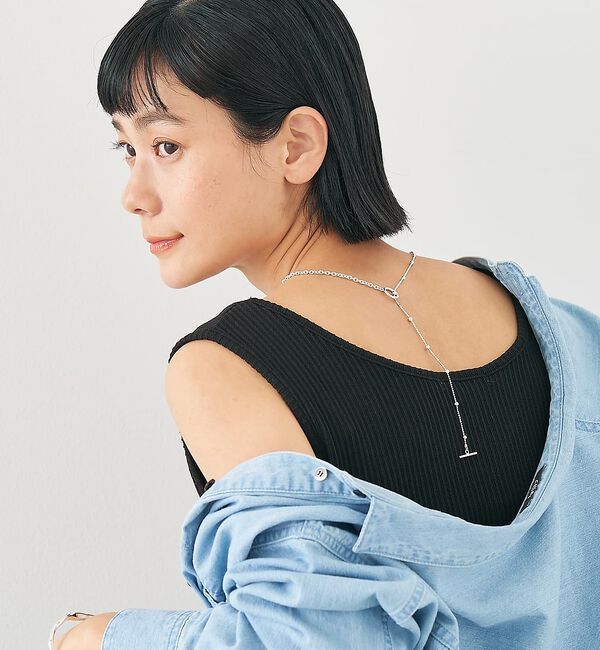 collex「【dignif】【金属アレルギー対応】ミックスチェーン2WAYネックレス」|ネックレス|