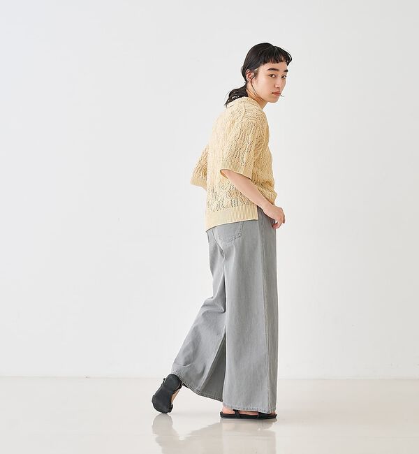 collex「タックウエストデニムパンツ」|デニム|