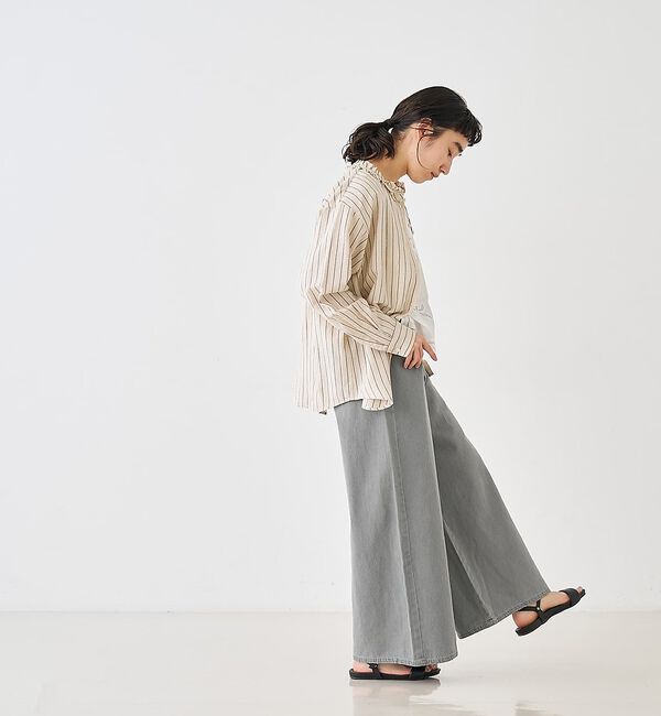 collex「タックウエストデニムパンツ」|デニム|